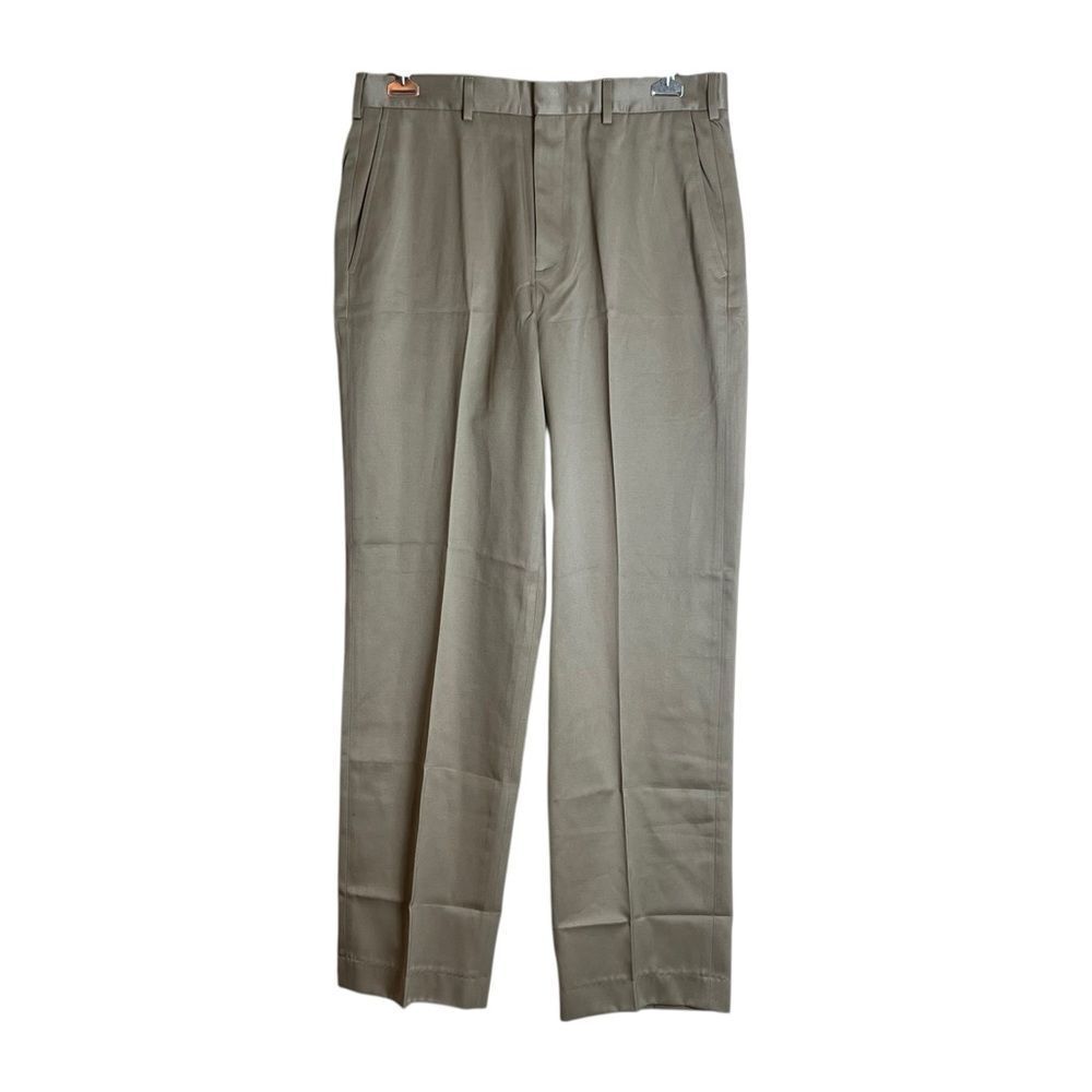 NWT! Lands end beige chino‎ pants. Size 32